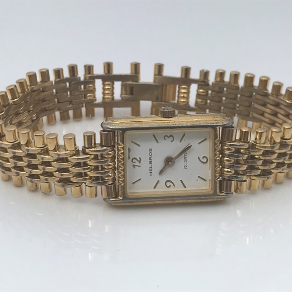 Helbros Accessories - Vintage HELBROS Watch Petite Gold Tone Ladies Watc